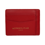 Bordeaux Red Grand Card Holder Metropolitans Paris 