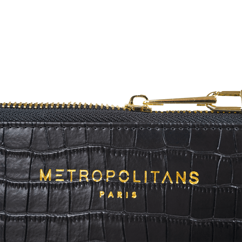 Russian Nights Black Document Bag - Metropolitans Paris